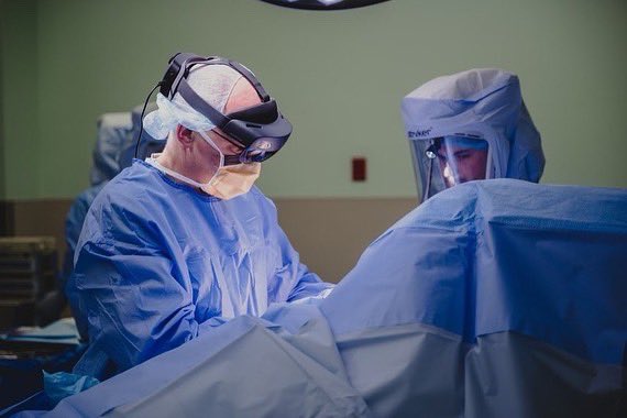 Dr Trenhaile performs country’s first augmented reality total shoulder with RSQ Technologies #HoloLens guiding Exactech, Inc. surgicalgps.                         
RSQ Doctor #AugmentedReality
