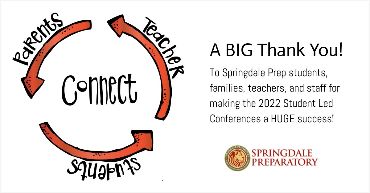 Thank you to the Springdale Prep community for all their support during the 2022 Student Led Conferences!