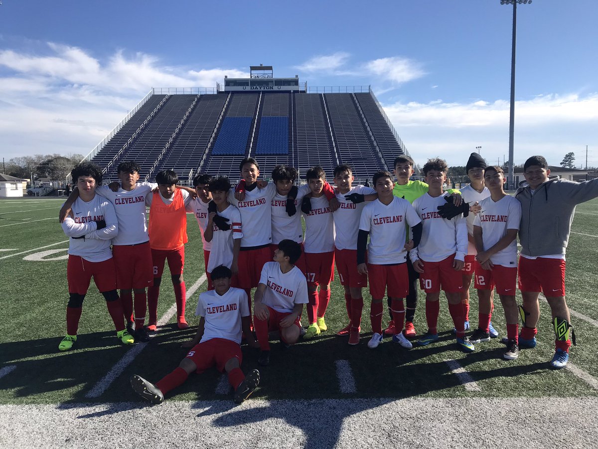 JVB with a strong showing in the Bronco tournament. We close the tournament undefeated with a 3-1 win. Goals from Joel Martinez, Cristian Lara and Julian Segura. Anthony Vanegas had a strong defensive game. <a href="/ClevelandISDTX/">Cleveland ISD</a> <a href="/cisd_sports/">Cleveland ISD Sports</a> <a href="/WEARECHSINDIANS/">Cleveland High School Indians</a>