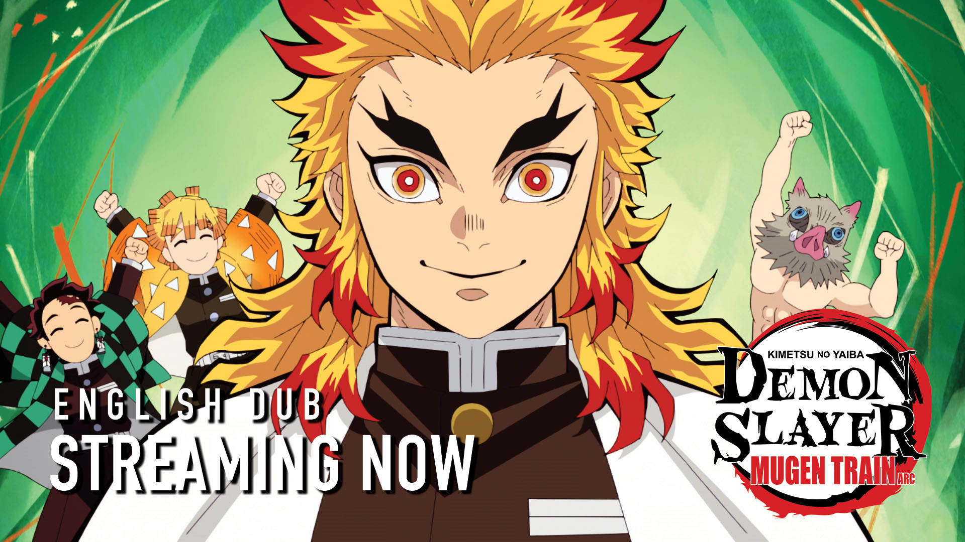 The English dub of - Demon Slayer: Kimetsu no Yaiba