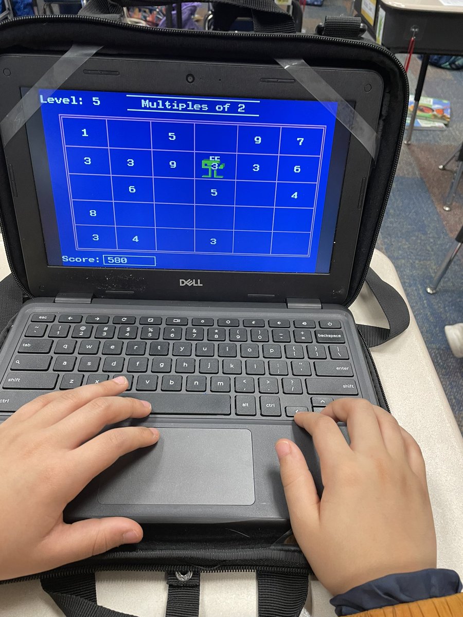 Throwing it back to my favorite multiplication game from when I was in third grade! What level did you make it to in Number Munchers? #HappyHillendale