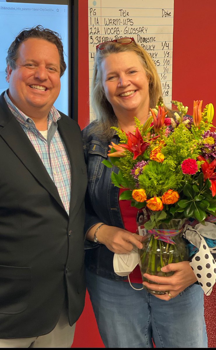 Congratulations to Cheryl Mohn, our 2021-2022 Teacher of the Year! #wchowlout