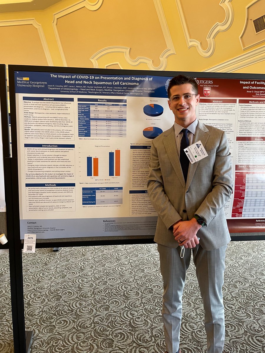 Jason Crossley (@jcrossleymd) on Twitter photo Presenting an analysis of impact of COVID on new head and neck cancer presentations at our institution. We found 50% decrease in new presentations and increased proportion of cases presenting via ER/inpatient setting <a href="/Triological/">The Triological Society</a> #TRIOLOGICAL <a href="/JessiHMaxwellMD/">Jessica Maxwell MD</a> <a href="/BruceJDavidson/">Bruce J Davidson</a> Presenting an analysis of impact of COVID on new head and neck cancer presentations at our institution. We found 50% decrease in new presentations and increased proportion of cases presenting via ER/inpatient setting <a href="/Triological/">The Triological Society</a> #TRIOLOGICAL <a href="/JessiHMaxwellMD/">Jessica Maxwell MD</a> <a href="/BruceJDavidson/">Bruce J Davidson</a>