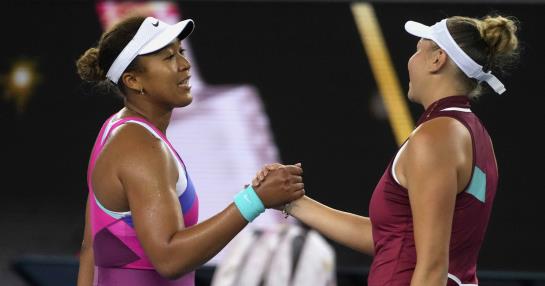 DiarioLibre's tweet photo. 🎾| #TenisDL | Anisimova elimina a Osaka, campeona defensora en Australia
🔗https://t.co/2fkQK9vcm2
#DiarioLibre #AdeportesDL #AmandaAnisimova #NaomiOsaka #Australia #AbiertoDeAustralia https://t.co/Uucp79KVP5