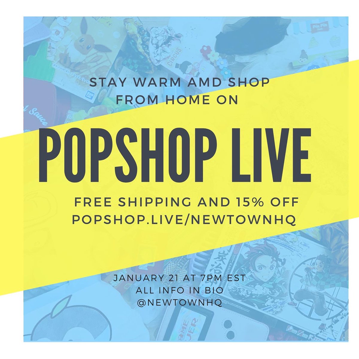 newtownhq (@newtownhqshop) on Twitter photo Become a <a href="/popshop_live/">Popshoplive</a> kid today!
We go live at 7pm EST, link in bio β¨
Today only they are offering free shipping, plus we are doing 15% on selected items. Chat with us in real time to answer any questions you many have on any of the cute items we carry π Become a <a href="/popshop_live/">Popshoplive</a> kid today!
We go live at 7pm EST, link in bio β¨
Today only they are offering free shipping, plus we are doing 15% on selected items. Chat with us in real time to answer any questions you many have on any of the cute items we carry π