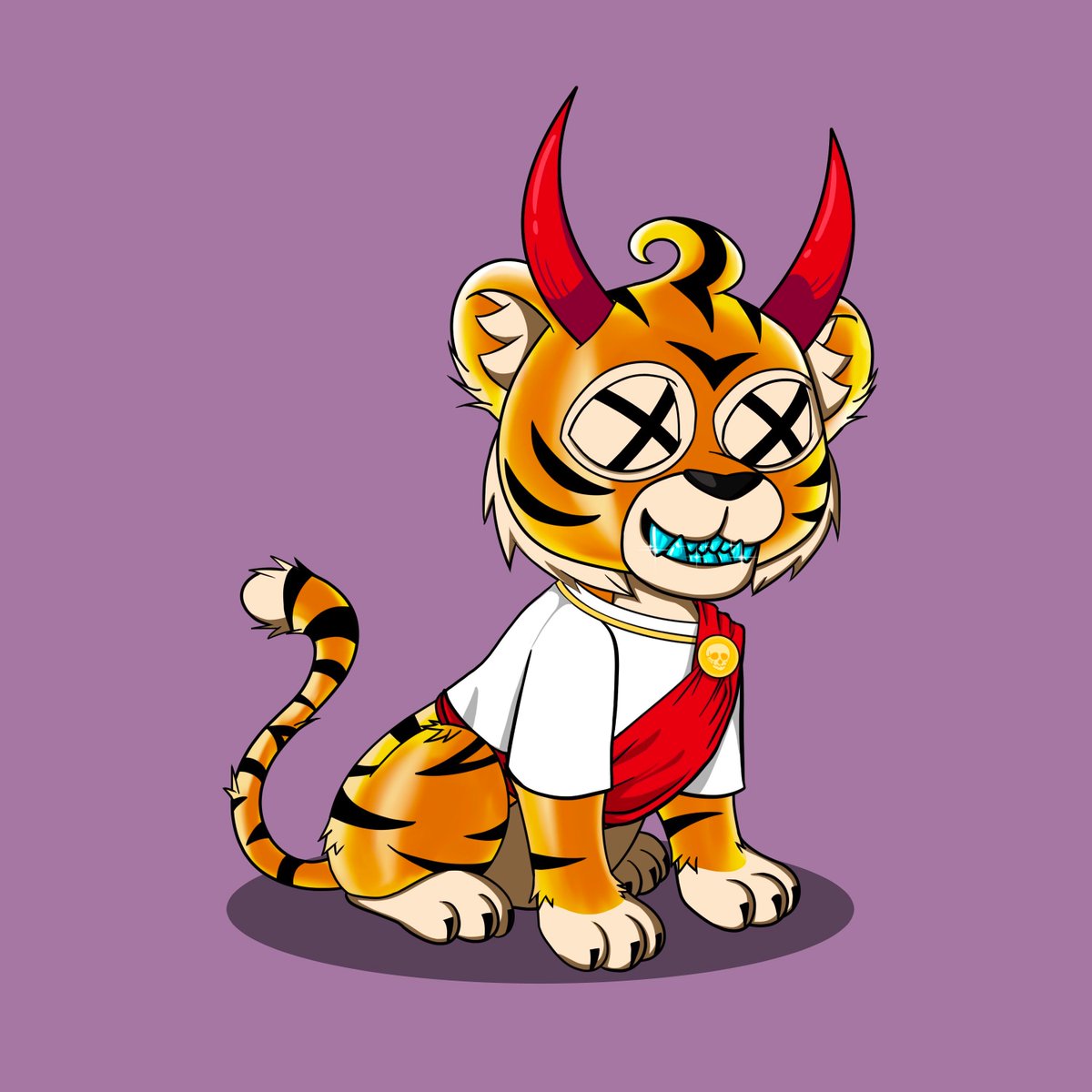 BasedApeSocial's tweet photo. Two more Baby Tiger previews before the snapshot today 🐯 Devil Horns &amp; Legendary 1/1 Monkey King 👀

The snapshot has NOT taken place yet.

If you delist / get a Baby Ape now – you will still be eligible for the FREE Baby Tiger airdrop, which you will need for #BASC Chapter 2 👽 https://t.co/Se5KlgZBW0
