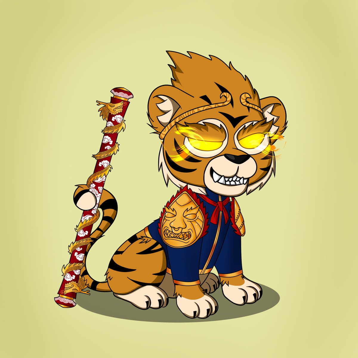 BasedApeSocial's tweet photo. Two more Baby Tiger previews before the snapshot today 🐯 Devil Horns &amp; Legendary 1/1 Monkey King 👀

The snapshot has NOT taken place yet.

If you delist / get a Baby Ape now – you will still be eligible for the FREE Baby Tiger airdrop, which you will need for #BASC Chapter 2 👽 https://t.co/Se5KlgZBW0