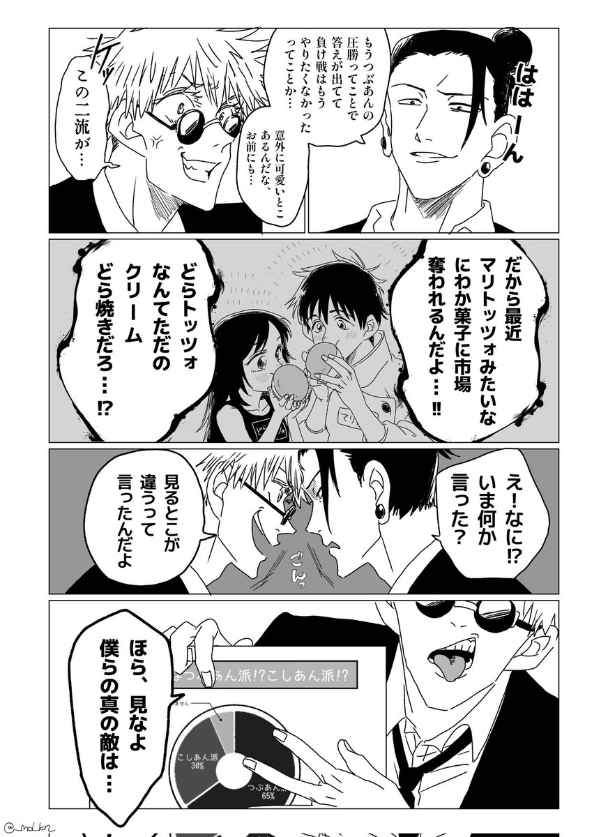 C/V/部 × 呪/術/廻/戦 パロ
つぶあん派(夏)
こしあん派(五) 