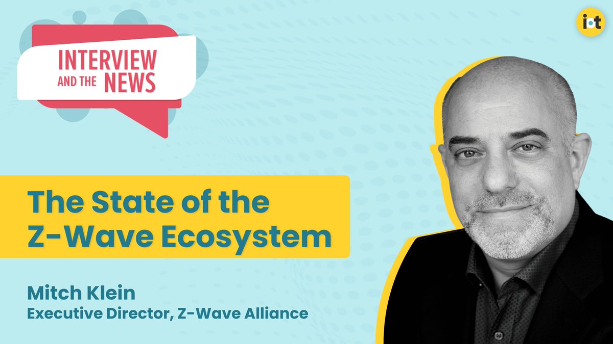 iotforall's tweet photo. Listen as @Mitchell_Klein of @ZWave_Alliance and @siliconlabs talks about the current state of the #ZWave ecosystem!

In our Interview with Mitch, he discusses key findings from the third-annual Z-Wave Alliance Ecosystem Report!

Watch Here ⬇️
https://t.co/lpKYmihsh1 https://t.co/YutzJIvGkZ