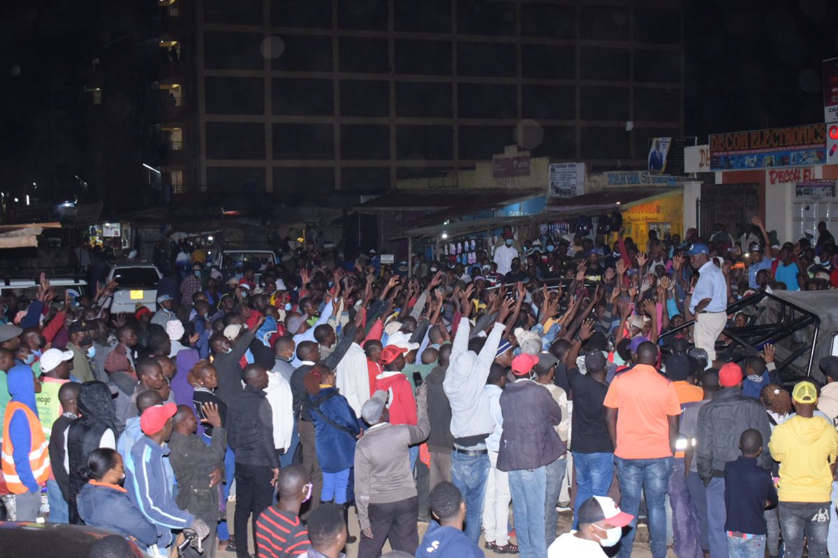 We’ve wrapped up the day in Kihunguro in Biashara ward, Ruiru constituency. Thank you for listening to us 🙏.
#pamojatutatoboa