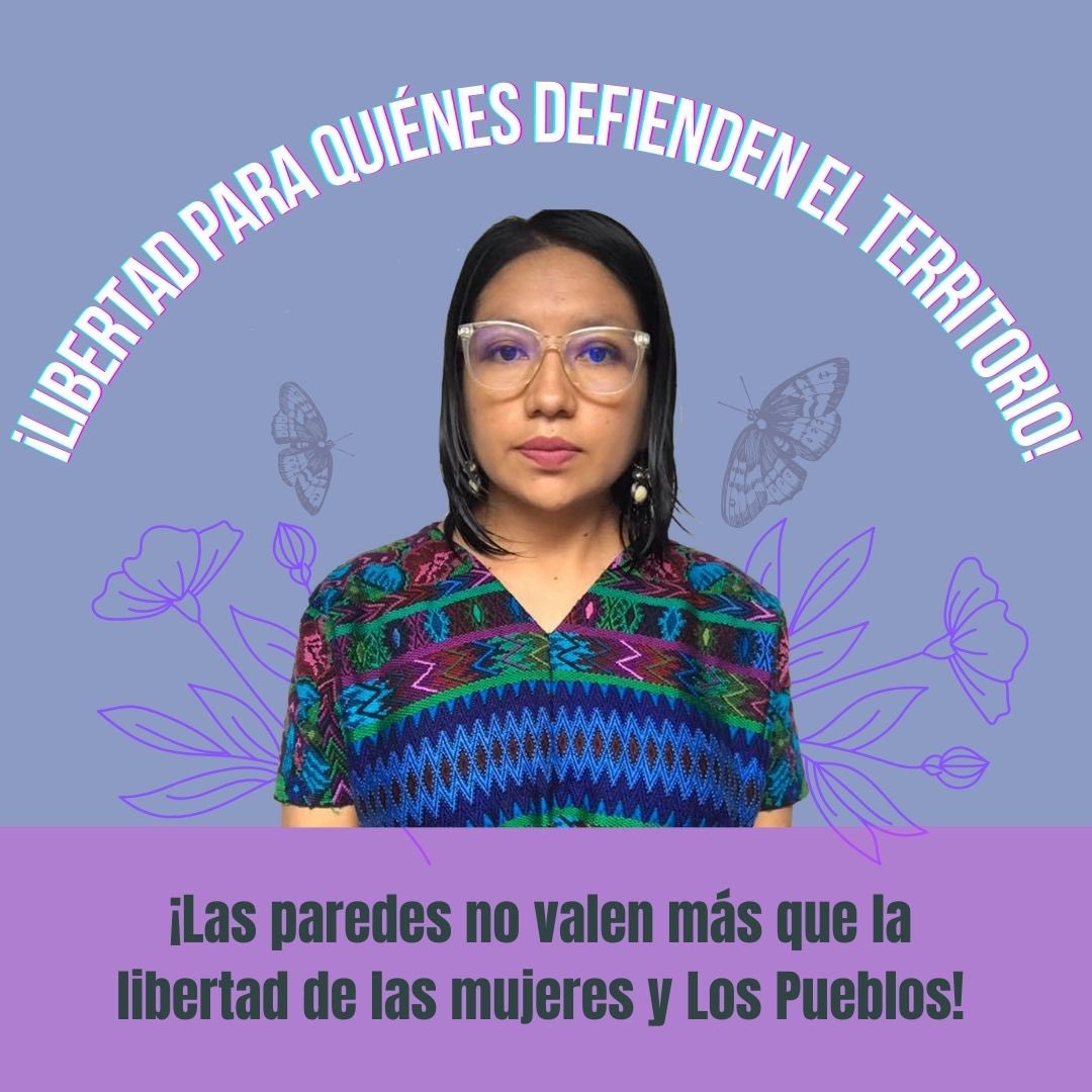 ximonik's tweet photo. Mujeres Mayas y colectivos nos solidarizamos con nuestra compañera kaqchikel Nanci Sinto y exigimos: ¡Libertad para quiénes defienden el territorio!
#NoMásCriminalización
#LibertadParaLasDefensoras https://t.co/wfmriDpLpp