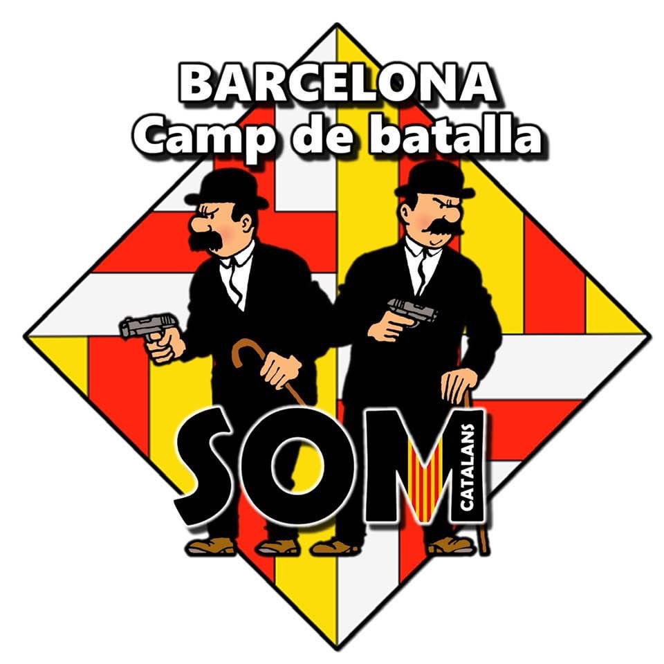som_twt's tweet photo. Dupond i Dupont ens mostren l'actitud que cal per passejar per la jungla barcelonina. https://t.co/b3PRPk5Uhu