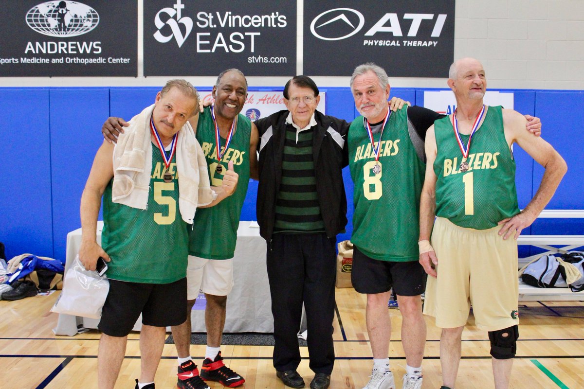 GetfitAla's tweet photo. R.I.P. Ronnie Floyd(center) one of the kindest, sweetest and most loyal people that ever lived.  His contributions to the Alabama Senior Olympics, coaching, mentoring, dedication to family and his friends were second to none! He genuinely loved helping others succeed. 🙏🏀 https://t.co/hGG0U6hJHF