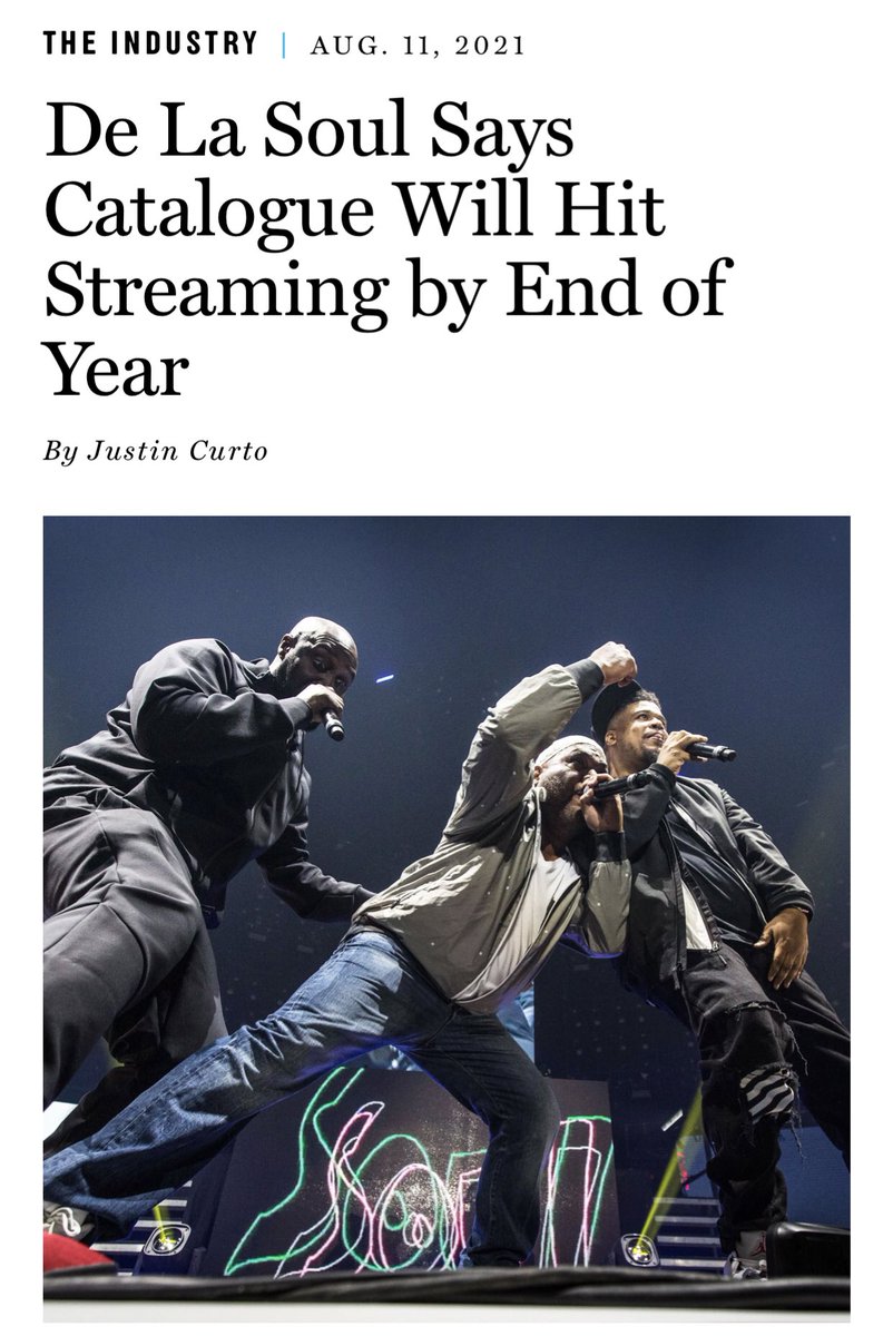owxmusic's tweet photo. @WeAreDeLaSoul lied about entire catalog being available for downloading and streaming in 2021, now they gotta do a #versuz against @called_quest &amp; @Brandnubian https://t.co/0253sgK9DY