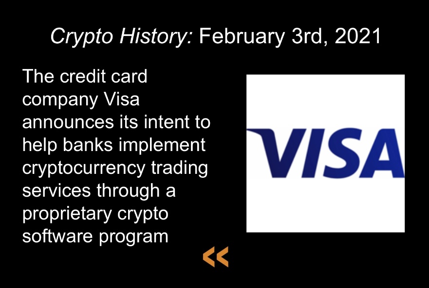 hifi_bitcoin's tweet photo. Visa has shown quite a bit of support for #crypto.

#blockchain #ethereum #nfts #bitcoin https://t.co/5ZTX16vwms