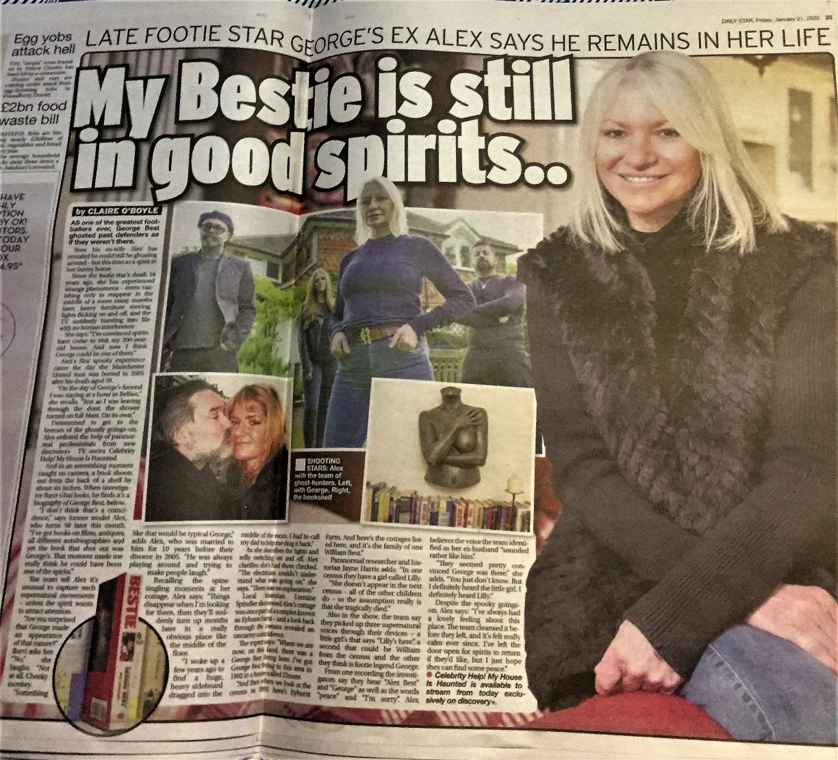 Nice to see my lovely, wonderful friend <a href="/AlexandraBestx/">Alex Best</a> in one of the papers today.