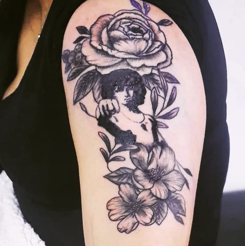 Rose and Hyacinth Temporary Tattoo  EasyTatt