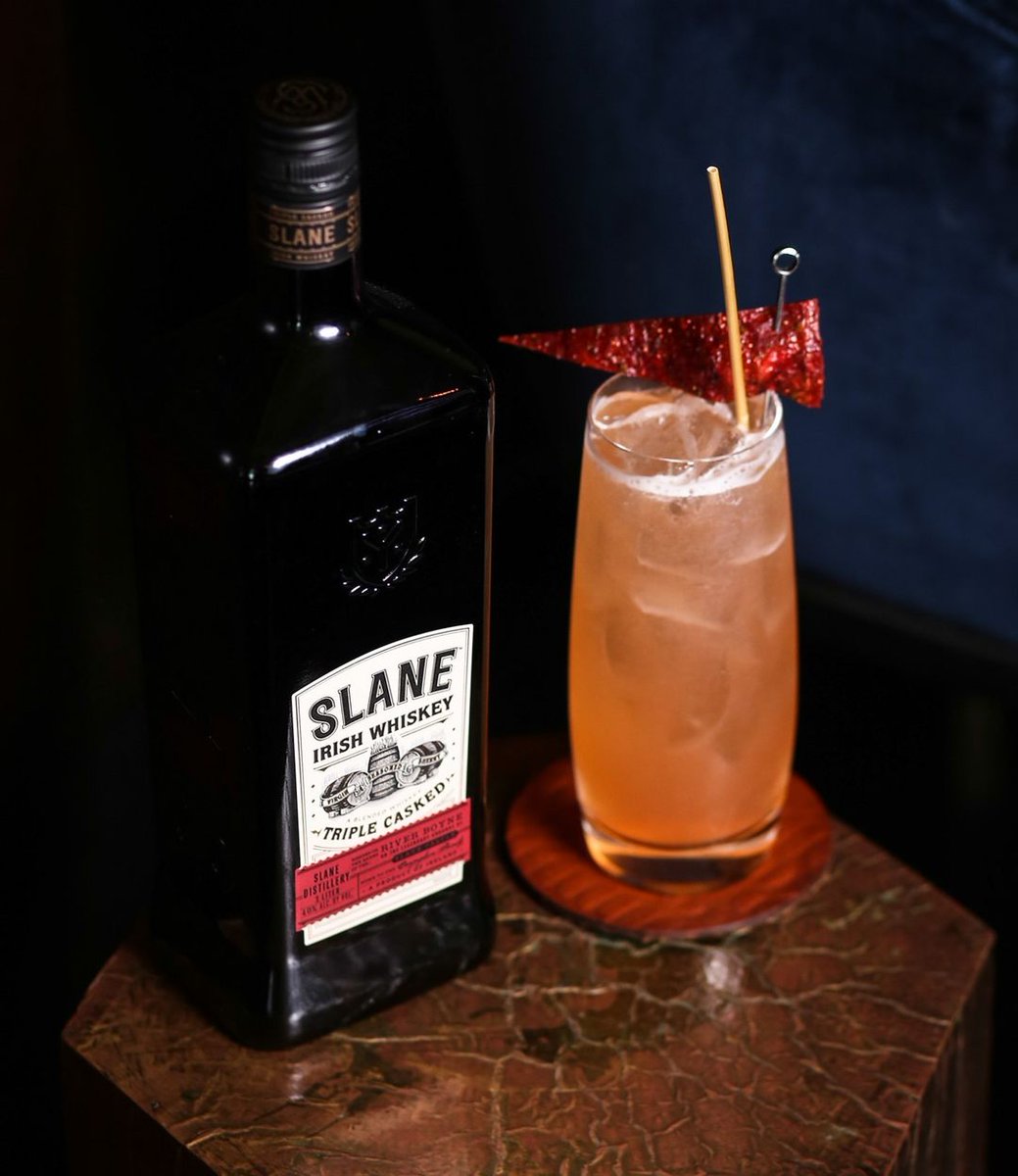 Sometimes you can make a big difference by doing the little things differently. Using local ingredients and scraps from your kitchen as a garnish to create your favourite cocktail is a fun place to start. #SlaneIrishWhiskey #SlaneRocks