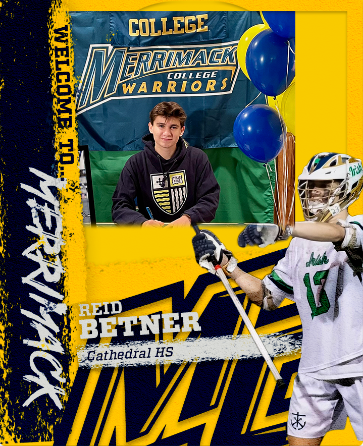 MerrimackMLAX's tweet photo. Help us welcome our last new signee for the Warriors, Reid Betner!!

#GoMack https://t.co/zOfiu7if37