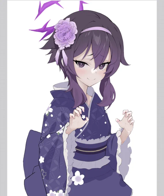 ハルカおどおど感出そうとしたら変なポーズになった、、、可愛いからヨシ
#ブルアカ 