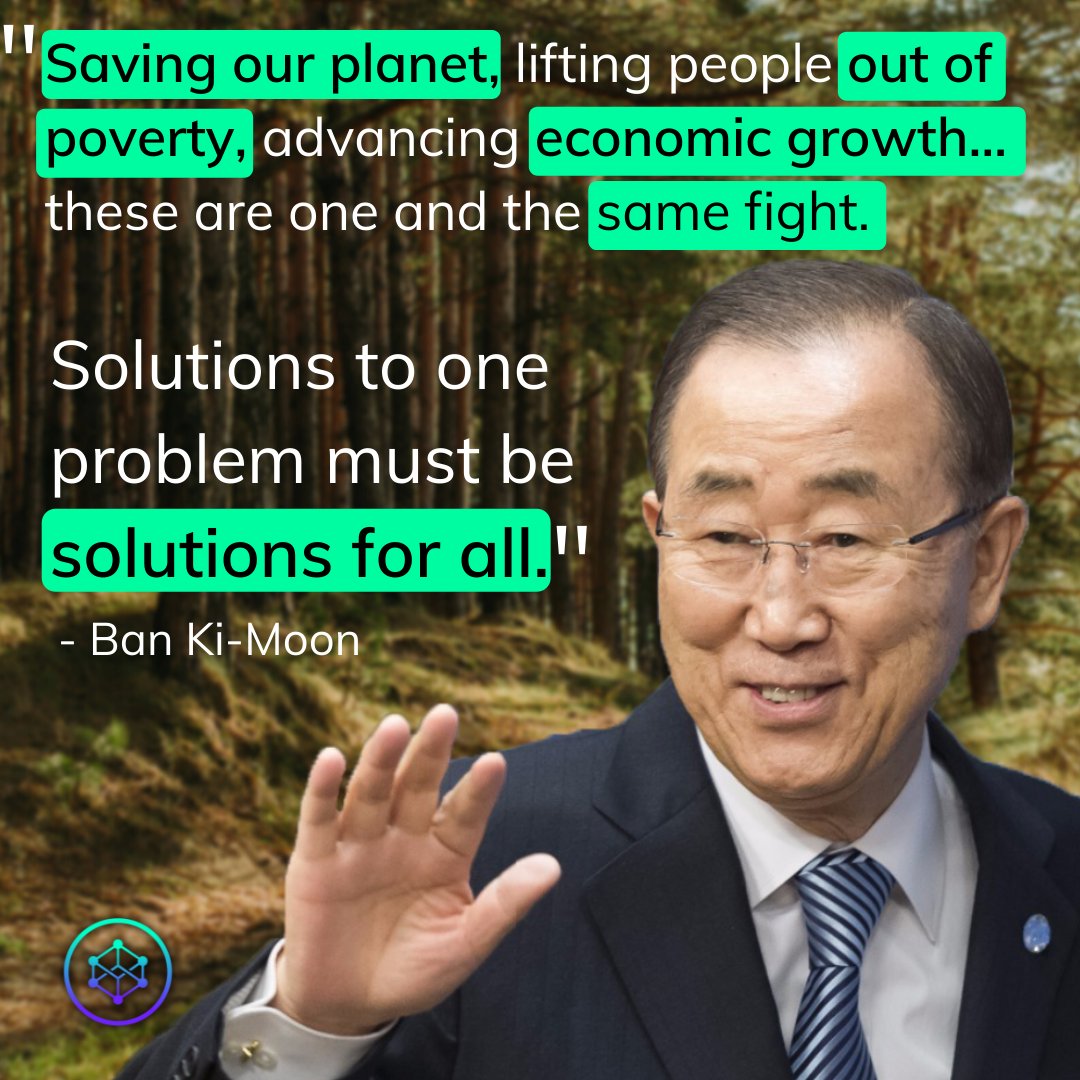 DecarbonizerApp's tweet photo. The interconnected nature of the world's problems mustn't be underestimated! As #BanKiMoon says, solutions must be #sustainable and holistic๐
At #Decarbonizer, this idea is central to our pilot projects, such as water purifying units in #southafrica and the 1000 smiles project! https://t.co/MGUj1XL5QO