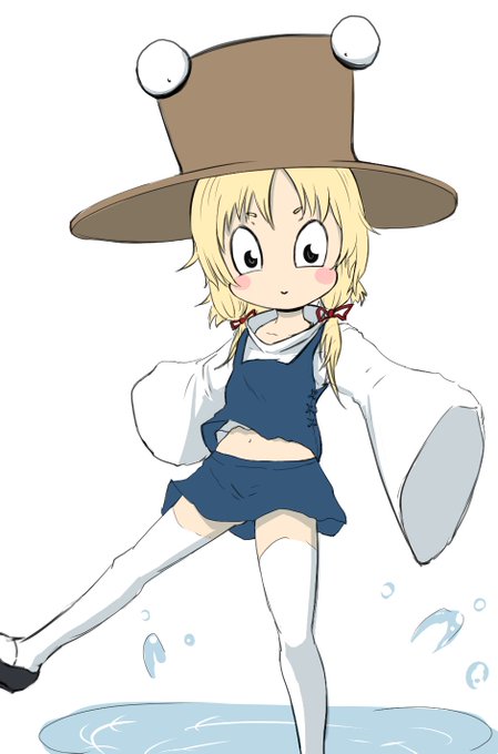 友達の誕生日に諏訪子描きました 