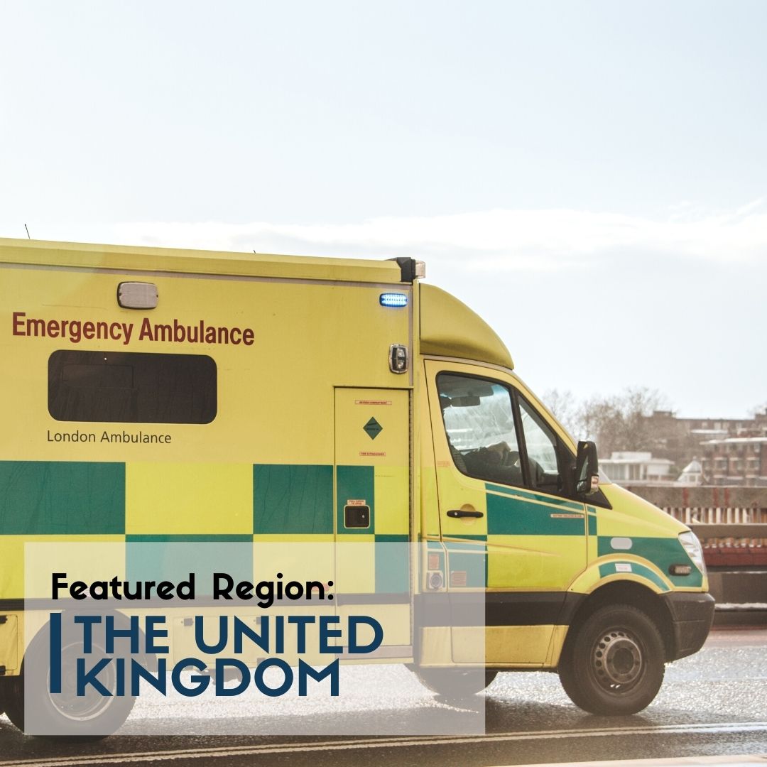 🇬🇧🇬🇧 Our featured region this month is The United Kingdom 🇬🇧🇬🇧

TO LEARN MORE ABOUT THE PARAMEDICINE SYSTEM IN THE UK VISIT US AT : paramedicineworld.com/uk/
 
#paramedicineworld #paramedics #EMT #EMS #paramedicineUK #unitedkingdom #EMTUK #UKemergencystandard #featureregion