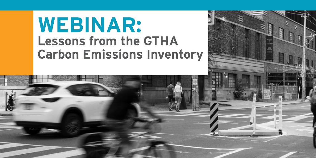 AtmosphericFund's tweet photo. Are transportation emissions swinging back to pre-pandemic levels? Join a webinar to take a sneak peek at 2021 transportation data, key findings from the #GTHAemissions inventory, and discuss priority #GTHA climate policy opps. Register for webinar: https://t.co/SJFkUmCRwf https://t.co/9j5D3NalIz