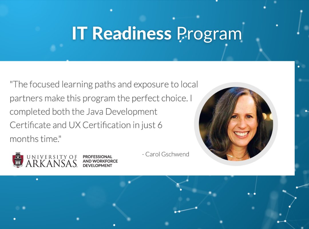 Accelerate your #IT career with Front-End or Back-End Web Development training beginning February 21. You will learn from some of the top industry leaders from companies such as <a href="/jbhunt360/">J.B. Hunt 360</a>, <a href="/Walmart/">Walmart</a>, and <a href="/RevUnit/">RevUnit</a> 

Register now! ow.ly/uRTN50Hs6tQ

#ITCertification
