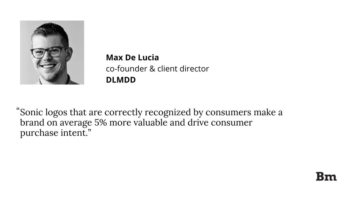 Do sonic logos actually work? Are they just a nice-to-have or is there a true commercial value in having a sonic logo? <a href="/maxdelucia/">Max</a> explains ➡️ buff.ly/3qBfAWy

#sonicbranding #soniclogo #sound #music #marketing #emotion #audiobranding