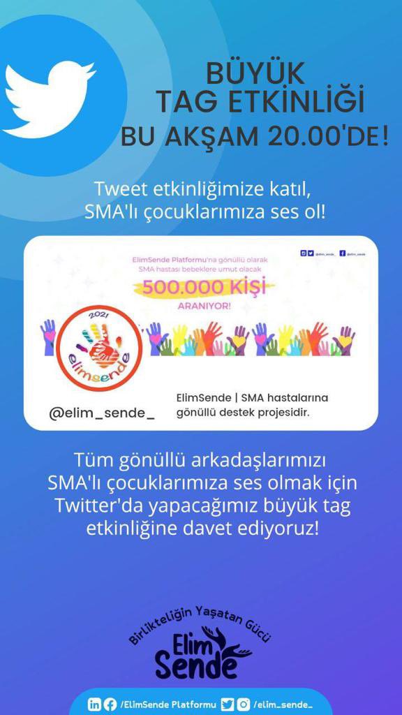 muhammedalisma's tweet photo. @elim_sende_ ElimSendeEkipleri hep birlikte başarabiliriz https://t.co/Ewwbmd5hsb