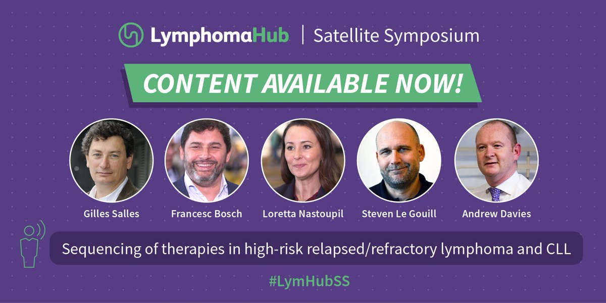 lymphomahub's tweet photo. π Did you see this?
The Lymphoma Hub Satellite Symposium, which discussed sequencing of therapies in high-risk R/R #lymphoma and #CLL, was a great success! π
You can view all the content on the Lymphoma Hub:
π https://t.co/dmrPMjcbpr π
#LymHubSS #16ICML #lymsm #leusm https://t.co/28RwhKj10i