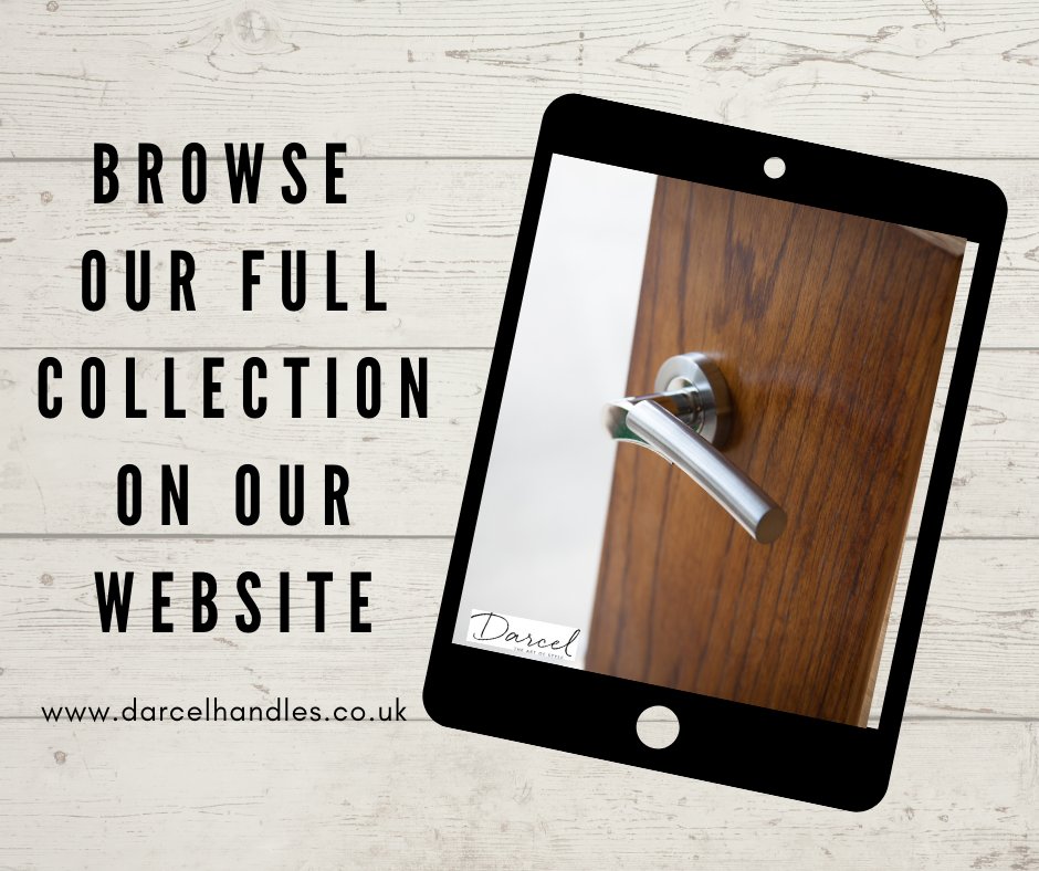 Browse our full collection on our website and make enquiries about stocking the UK's most trusted supplier of door handles.

Stock the best for your customers!

darcelhandles.co.uk