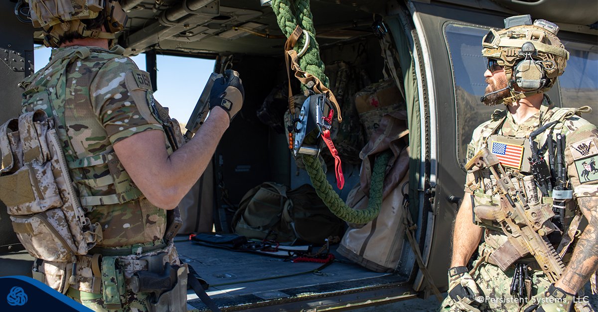 PSWaveRelay's tweet photo. At the center of the #NetworkedBattlefield is the warfighter, empowered with next-generation capabilities - multi-domain networking. #WaveRelay connects devices from air to ground to marine on a unified network to command & control, share data, and maintain comms between units. https://t.co/4gkomYFI95