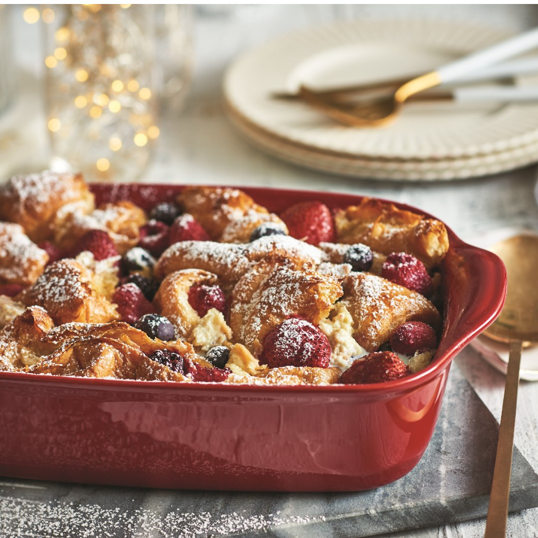 Another reason to smile? Jan 30th is #NationalCroissantDay and we’re celebrating at Thrifty Foods with a BOGO deal on Baked In-store Croissants! Pick them up today and whip up this deliciously delectable Jumbleberry Croissant Strata. Find the recipe here: bit.ly/3qMUqEK