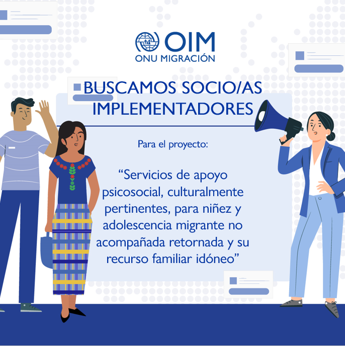 OIMGuatemala's tweet photo. Buscamos organizaciones sociales para implementación en el área de la #SaludMental y el Apoyo Psicosocial (SMAPS). 

Invitación a manifestar interés: https://t.co/7etkFbnwcr

Términos de Referencia: https://t.co/H9T8sjQvQU https://t.co/0n30NFyoPd