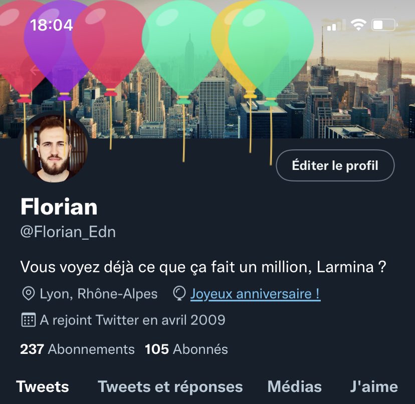 Florian_Edn's tweet photo. @ZeratoR Merci, bon anniversaire à toi aussi ! https://t.co/EIMYbatIo8