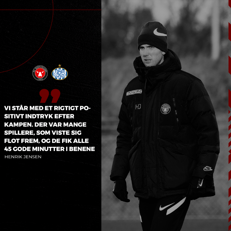 fcmidtjylland's tweet photo. Det var en tilfreds assistenttræner efter årets første test 🎙
#FCMEfB