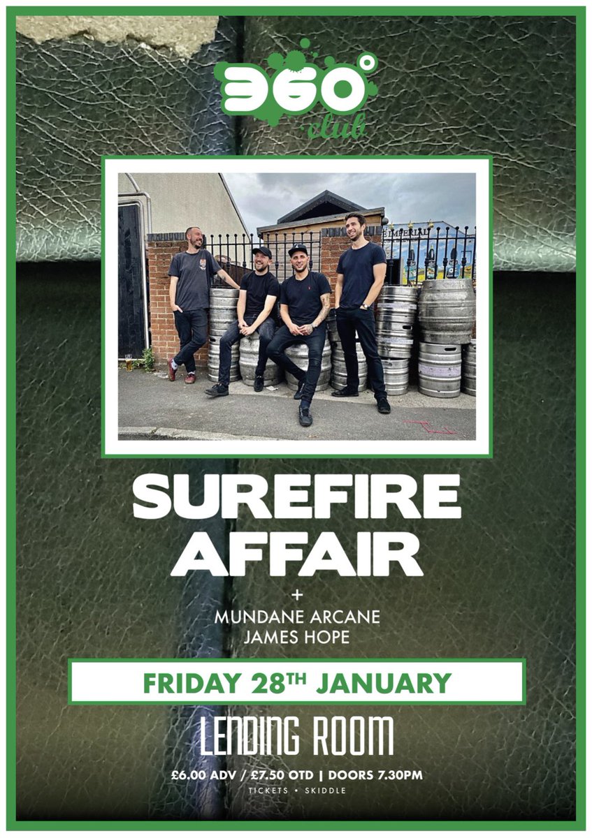 One week today we’re headlining this gig!! It should be a cracker and would be awesome to see you there!!! Contact us ASAP for tickets!!! <a href="/bbcintroducing/">BBC Music Introducing</a> <a href="/LiveMusicOffice/">LiveMusicOffice</a> <a href="/IndieMusicBizz/">Indie Music Biz</a> <a href="/UnsignedArtist_/">Artist Exposure</a> <a href="/YorkshireGigGui/">Yorkshire Gig Guide</a> <a href="/LeedsGigs_/">🄻🄴🄴🄳🅂🄶🄸🄶🅂 🎶 🙌 🎵</a> <a href="/LeedsGigGuide/">Leeds Gig Guide</a> @bbcleeds