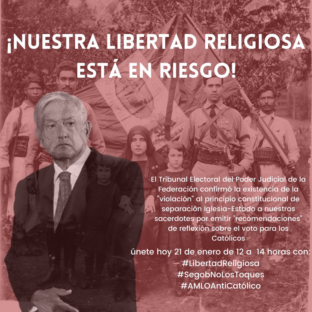 inesrdlr's tweet photo. Ya basta de censura y autoritarismo por parte de Morena! 
Defendamos la #libertadreligiosa y la #libertaddeexpresion https://t.co/E0NFVhYswO