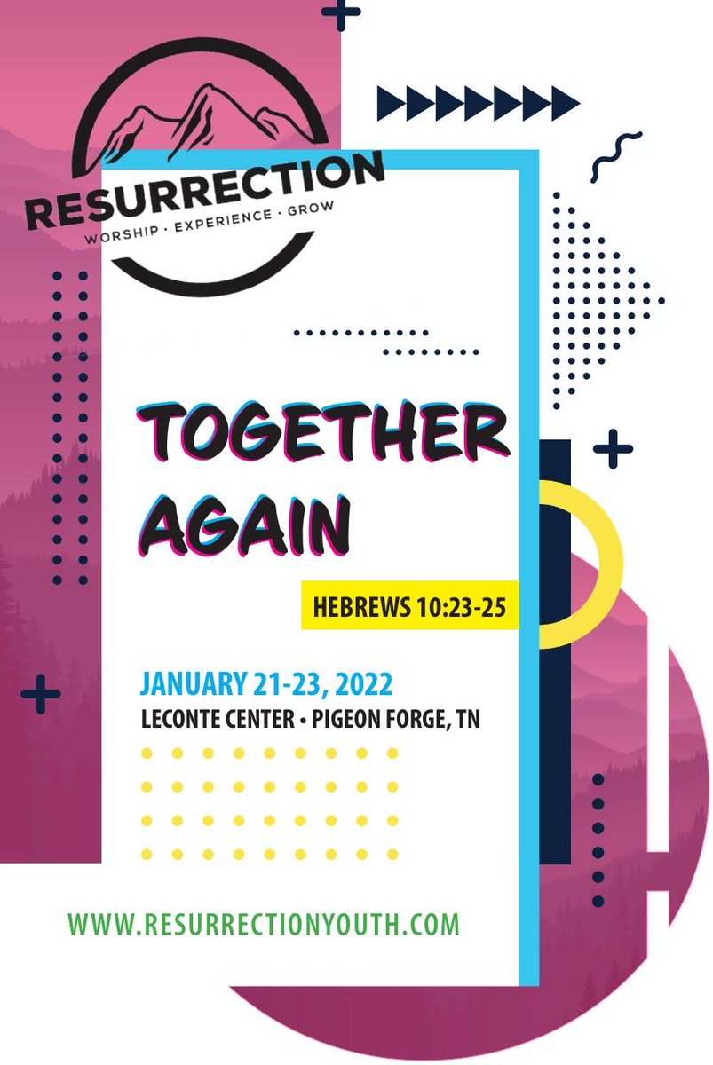 LeconteCenter's tweet photo. We are excited to be together again with Resurrection - A Ministry to Youth this weekend! https://t.co/yu8ofyf6Uw https://t.co/UJVgh1KGyh
