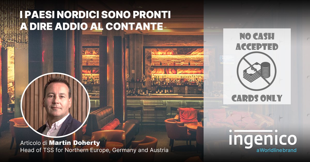 Norvegia, Finlandia, Svezia e Danimarca sono tra le nazioni più #cashless di tutto il mondo, orientate verso una società totalmente #digitale. Leggi il nostro articolo: okt.to/FlI4up
#ingenico #nocash #pagamenti #digitalpayments #pagamentidigitali #nordics