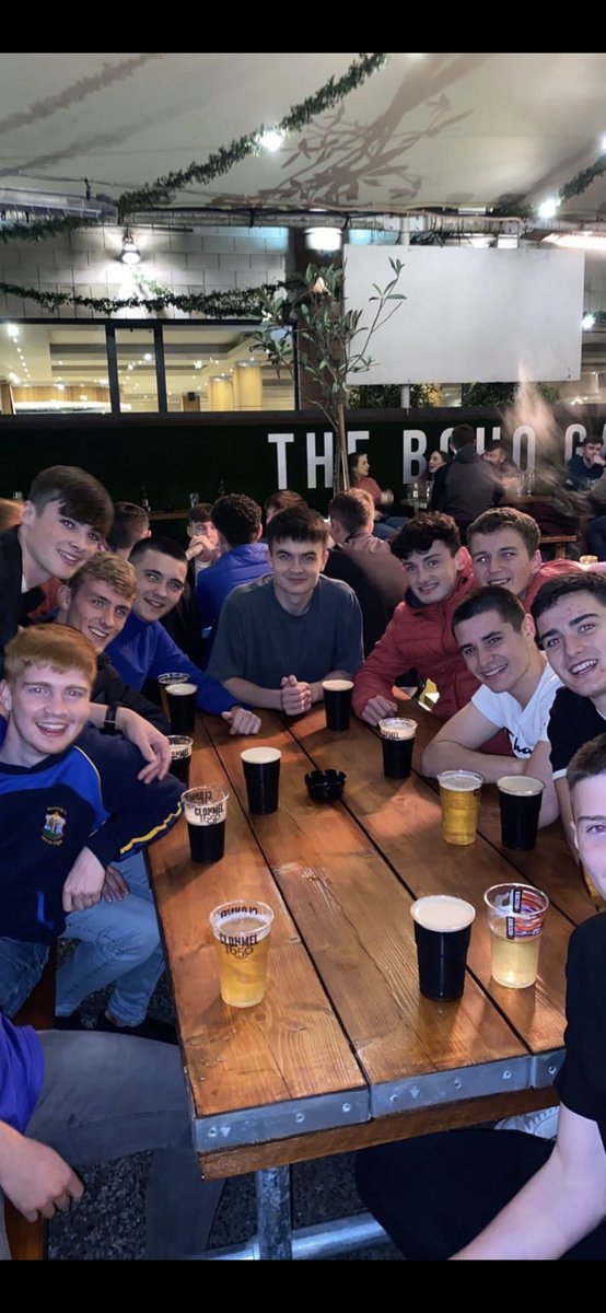 JoeBrolly1993's tweet photo. We lost one of our boys this
week. Here he is on the right
of the picture in a white tee
shirt, after we had won the
minor semi final. Smiling. We will see you next time kiddo. You will always be in our hearts. https://t.co/knIPj4mVWf