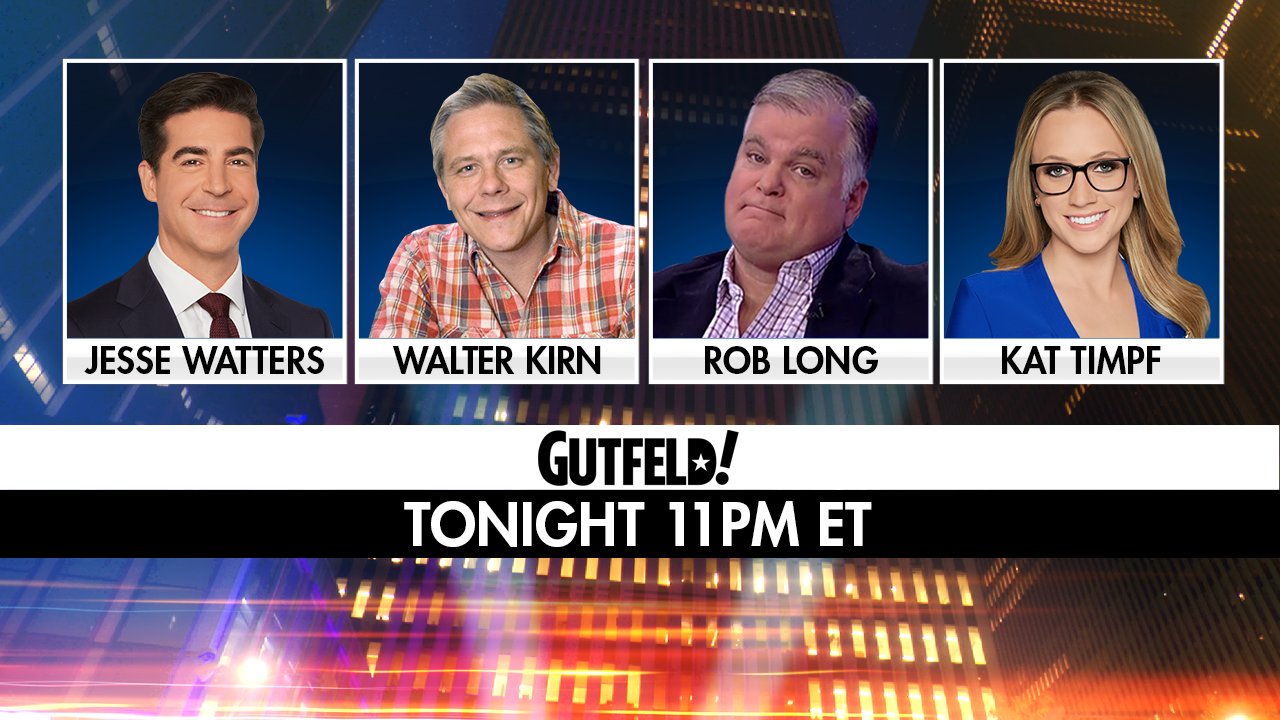 Gutfeld! on Twitter: "TONIGHT! @greggutfeld welcomes @JesseBWatters,  @walterkirn, @rcbl and @KatTimpf. 11pm ET on @FoxNews. DON'T MISS THIS!  https://t.co/0vckLH0tfw" / Twitter