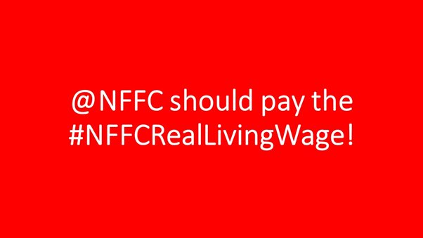 Sending a message to @NFFC today - pay #NottinghamForest workers a living wage! #NFFCRealLivingWage #EndPovertyPay