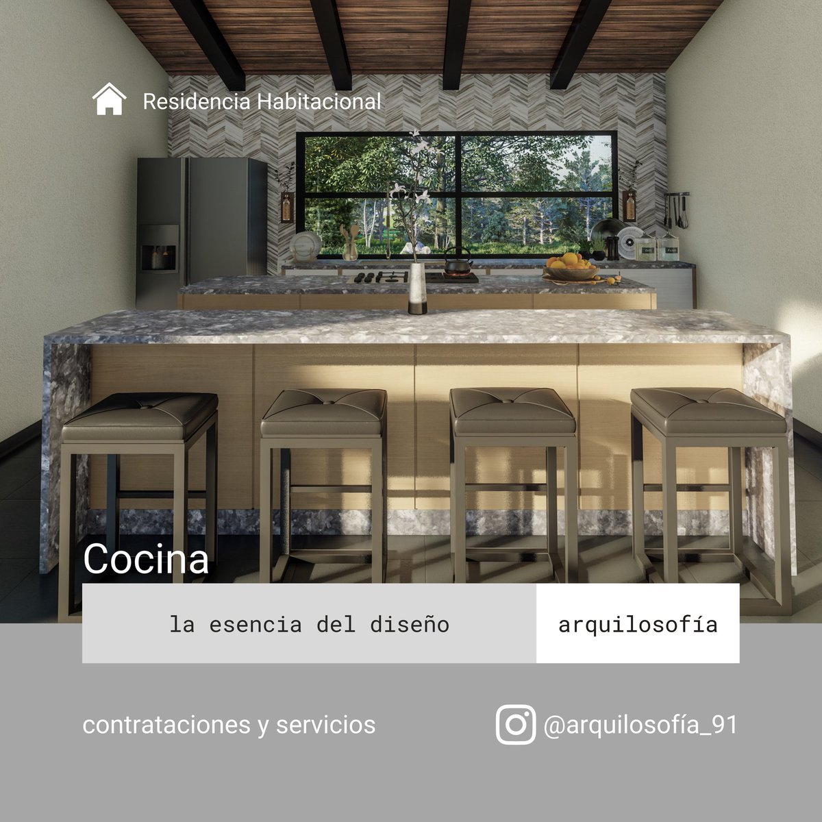 ARQUILOSOFIA_91's tweet photo. Arquilosofía + La Esencia del Diseño
.
Propuesta Arquitectónica
.
Cocina - Interior
.
#lumion11pro #architexture
#autodeskrevit #arquitecturaydiseños #architecturelovers #renderlovers #render3d #arquitecturaydiseñodeinteriores #rendering3d #revitarchitecture #arquitecturamex https://t.co/l3BrMYZd5D