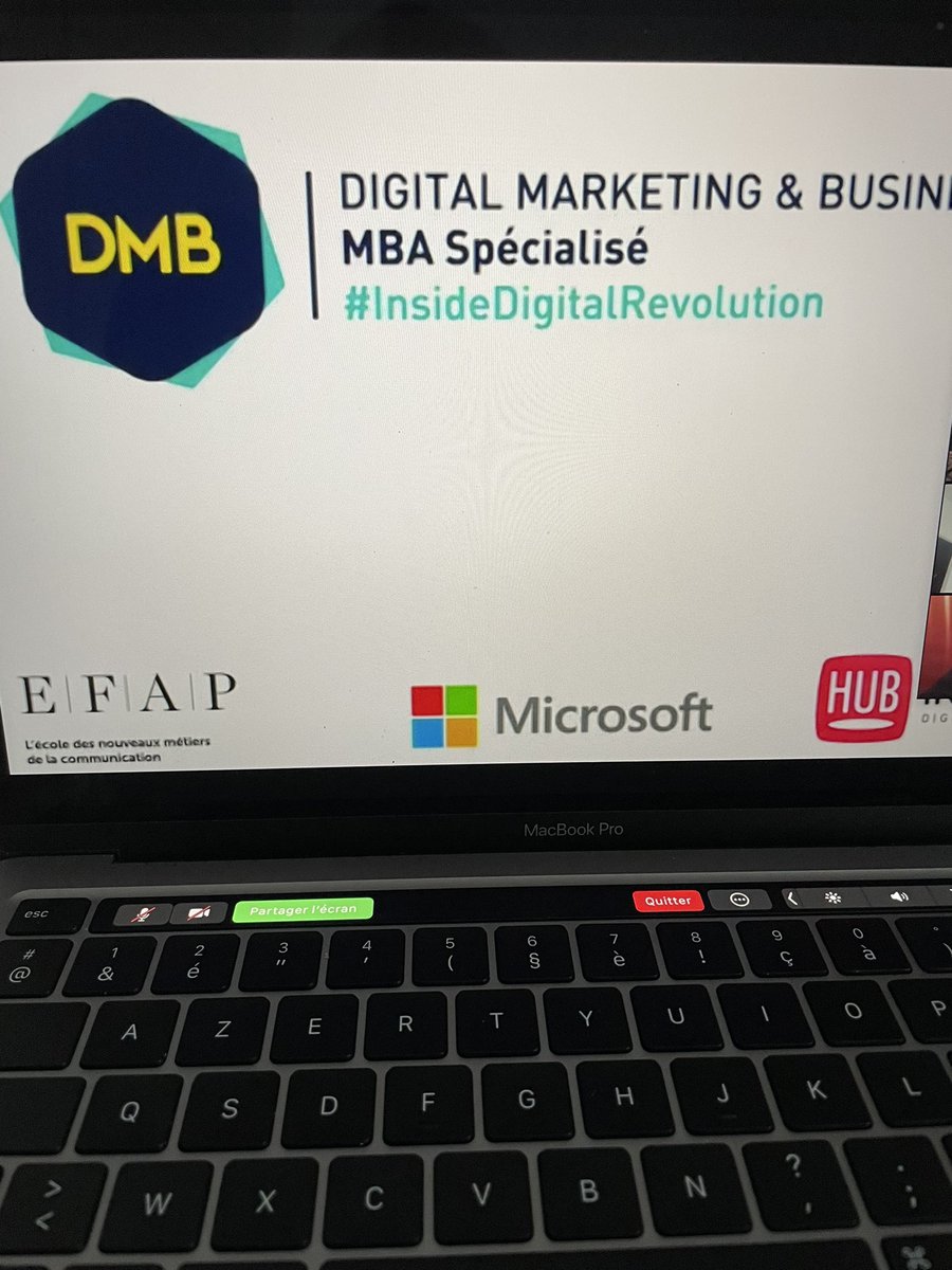 Deux jours intenses 🚀 
Hier une journée qui était enrichissante et qui nous formes au tendance du digital 📱
Et aujourd’hui c’était full insertion professionnelle (linked in…) 
#MBADMB #Digital #TransfoNum #LinkedIn #hubinstitute #GOGOGO