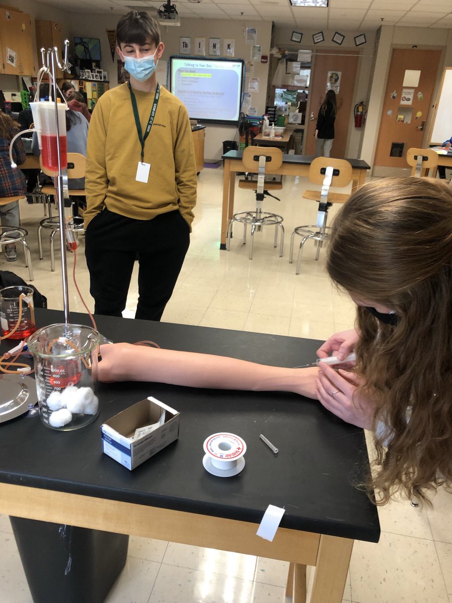 MrsMedlockMHS's tweet photo. PBS learning about drawing blood like a phlebotomist! ๐ฉธ
#PLTW #PBS #weRmedina #MCCCPLTW
PLTW is a collaboration between MCCC and MCS https://t.co/x7ToNUoTBG