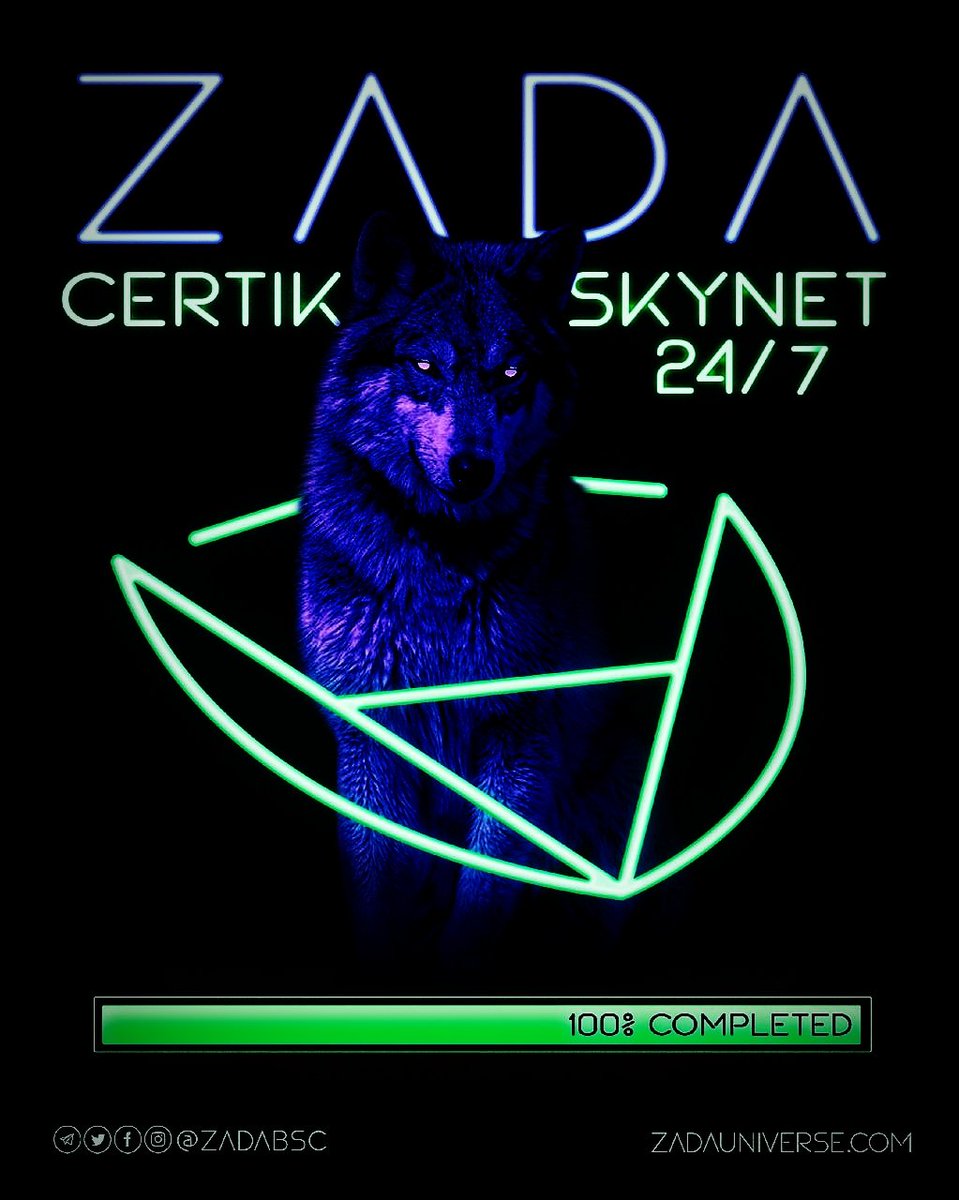 @zadabsc 
CERTIK AUDIT ANNOUNCED!!! 24/7 SKY NET FEATURE ASWELL!!! HOW MANY PROJECTS HAVE THAT WOW!!! 💎💎💎💎💎

ZADAUNIVERSE.COM

#ZADA #ADA #CARDANO #CRYPTO #CertikAudit #cryptocurrencies #binance #bsc #CRO #solana #Ethereum #polygon #xrp #safemoon