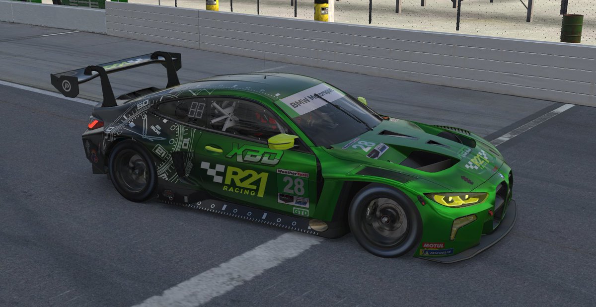 Mañana uniremos fuerzas con nuestros compañeros de <a href="/xbdracing/">XBD Racing Motorsport</a> para las 24h de Daytona! Y contaremos con skin <a href="/R21Racing/">R21Racing</a> Special Edition #greenpower XBD! 💚
<a href="/lusan_racer/">LuSaN</a> 
<a href="/robertrodero/">robert rodero</a>